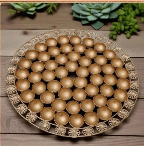 Iron 56 Bhog thali